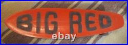 Vintage RARE Big Red Skateboard Sport Supergrip Red Banana Deck 27.5 Collector