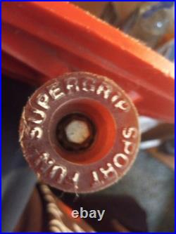 Vintage RARE Big Red Skateboard Sport Supergrip Red Banana Deck 27.5 Collector