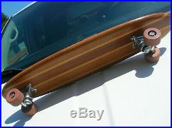 Vintage RARE Val Surf shop multi wooden skateboard sidewalk surfboard 1960s old