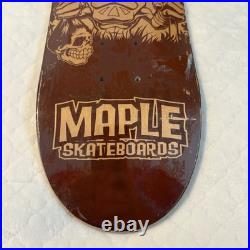 Vintage Rare 1997 Maple Tiki Design Skateboard Deck 7.25 x 30.75 Vintage Rare 1997 Maple Tiki Design Skateboard Deck 7.25 x 30.75