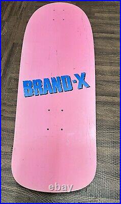 Vintage Rare 80's Brand X Skateboard Deck Original