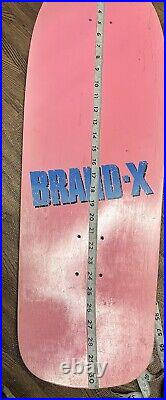 Vintage Rare 80's Brand X Skateboard Deck Original