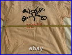 Vintage Rare 80's Powell Peralta Rat Bones T Shirt Autographed Rodney Mullen