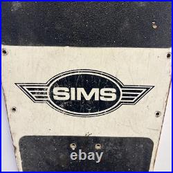 Vintage Rare 80's Sims Kamikaze Skateboard Deck Used VERY COLLECTABLE