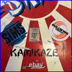 Vintage Rare 80's Sims Kamikaze Skateboard Deck Used VERY COLLECTABLE Vintage Rare 80's Sims Kamikaze Skateboard Deck Used VERY COLLECTABLE