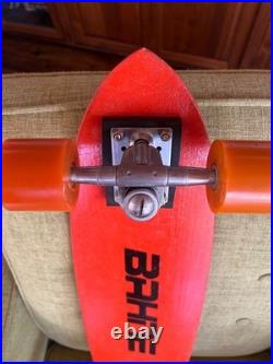 Vintage Rare Bahne Skateboard with OG Grip Tape Never used 27 1970'S Skateboard