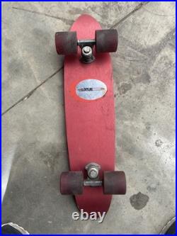Vintage Red Aluminum Skateboard Vintage Red Aluminum Skateboard