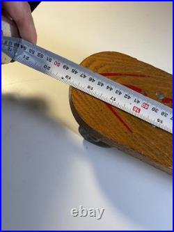 Vintage Roller Surfer Wooden Skateboard Sidewalk Metal Wheels Nokomis, Illinois