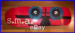 Vintage SANTA MONICA AIRLINES skateboard deck SMA Alva Natas EVER-SLICK Rare