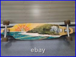 Vintage SECTOR 9 Burleigh Bamboo Longboard Skateboard Deck. 41