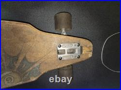 Vintage SECTOR 9 Burleigh Bamboo Longboard Skateboard Deck. 41