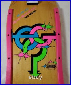 Vintage SGI Sure Grip Eric Grisham PRO MODEL Skateboard AS IS