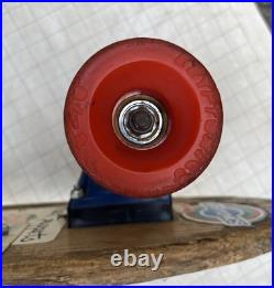 Vintage SIMS PURE JUICE 44 Longboard, 70mm Red Kryptonics, Well Smashed Trucks