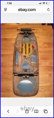 Vintage SIMS Skateboard Deck 1979 Brad Bowman Skateboard Deck restored OG LOGO