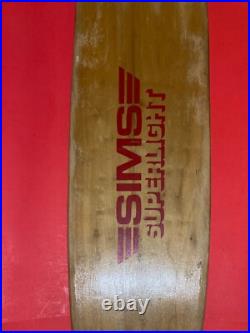 Vintage SIMS Superlight Skateboard Deck 33 Vintage SIMS Superlight Skateboard Deck 33