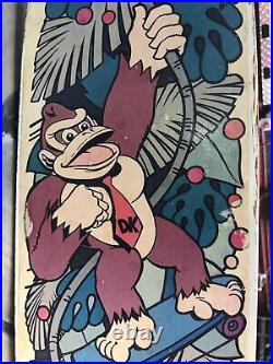 Vintage SNES Nintendo Donkey Kong Country 1995 Skateboard Rare