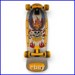 Vintage SOL-EFFECT Skull Skateboard