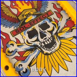 Vintage SOL-EFFECT Skull Skateboard