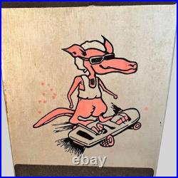 Vintage SOL-EFFECT Skull Skateboard