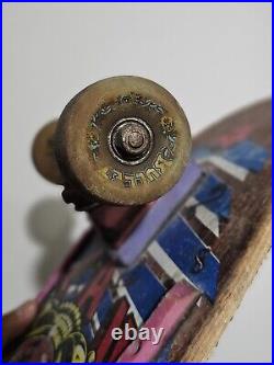 Vintage Santa Cruz Claus Grabke Exploding Clock Skateboard Rare Original