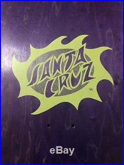 Vintage Santa Cruz Jason Jessee Sungod Skateboard Deck