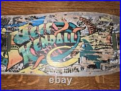 Vintage Santa Cruz Jeff Kendall Graffiti Skateboard
