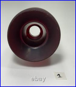 Vintage Sims 60mm Pure Juice Competition 1970s Skateboard Wheels Set of 4 Red