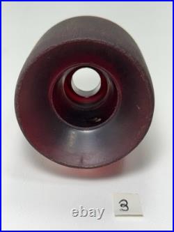 Vintage Sims 60mm Pure Juice Competition 1970s Skateboard Wheels Set of 4 Red