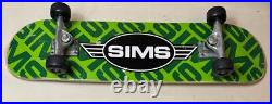 Vintage Sims Gull wings Skateboard Deck With Mongoose Trucks