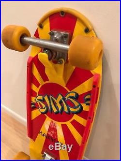 Vintage Sims Kamikaze Skateboard 1983