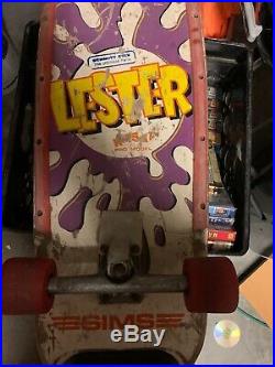 Vintage Sims Lester Kasai Compkete Skateboard