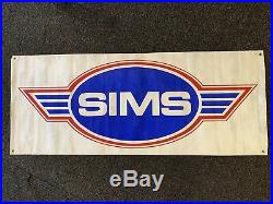 Vintage Sims Skateboard Banner