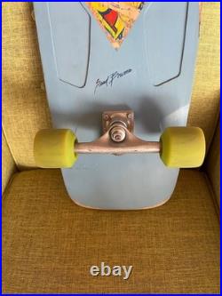 Vintage Skateboard 1979 Brad Bowman Skateboard restored withTrackers Sims Snakes