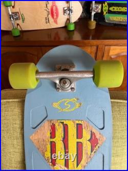 Vintage Skateboard 1979 Brad Bowman Skateboard restored withTrackers Sims Snakes