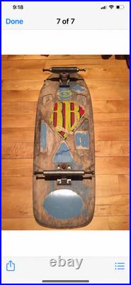 Vintage Skateboard 1979 Brad Bowman Skateboard restored withTrackers Sims Snakes