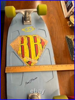 Vintage Skateboard 1979 Brad Bowman Skateboard restored withTrackers Sims Snakes