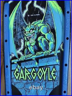Vintage Skateboard 1980's Valterra Shred Gear Gargoyle Nash Variflex Sure Grip