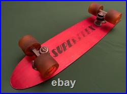 Vintage Skateboard 70's Aluminum Super Flex Complete Great Condition