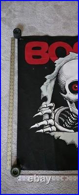 Vintage Skateboard Banner Powell Bones Ripper 1984 OG Skate Shop Poster 36 x 36