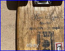 Vintage Skateboard, Bruce Logan Earth Ski World Pro Champion signature, primo