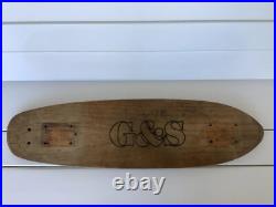 Vintage Skateboard Deck -G&S -Stacy Peralta WARP TAIL One Owner 1970's