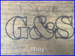 Vintage Skateboard Deck -G&S -Stacy Peralta WARP TAIL One Owner 1970's
