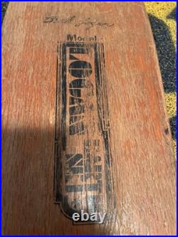Vintage Skateboard Deck Logan Earth Ski Brad Logan Model Cool 70's Rare 30x8