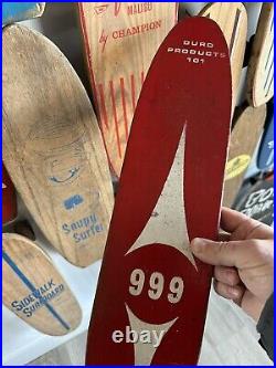 Vintage Skateboard Duro 999 1960s Sidewalk Surfboard Metal Wheels Vintage Skateboard Duro 999 1960s Sidewalk Surfboard Metal Wheels