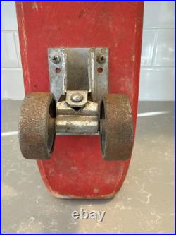 Vintage Skateboard Duro 999 1960s Sidewalk Surfboard Metal Wheels 19