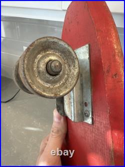 Vintage Skateboard Duro 999 1960s Sidewalk Surfboard Metal Wheels 19