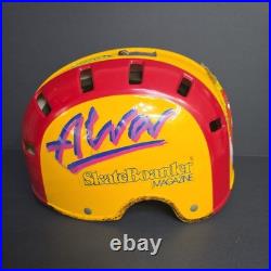 Vintage Skateboard Helmet Alva, Dog Town, Tracker, Skateboard Mag