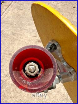 Vintage Skateboard Hobie Hustler from 1975 Power Paw loose ball wheels