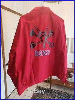 Vintage Skateboard Jacket NOS Powell Peralta Un Vato Mens XL Red 80s Old School