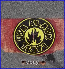 Vintage Skateboard Jeff Grosso RIP OG 1991 Black Label Butthead Hawk McGill Rare